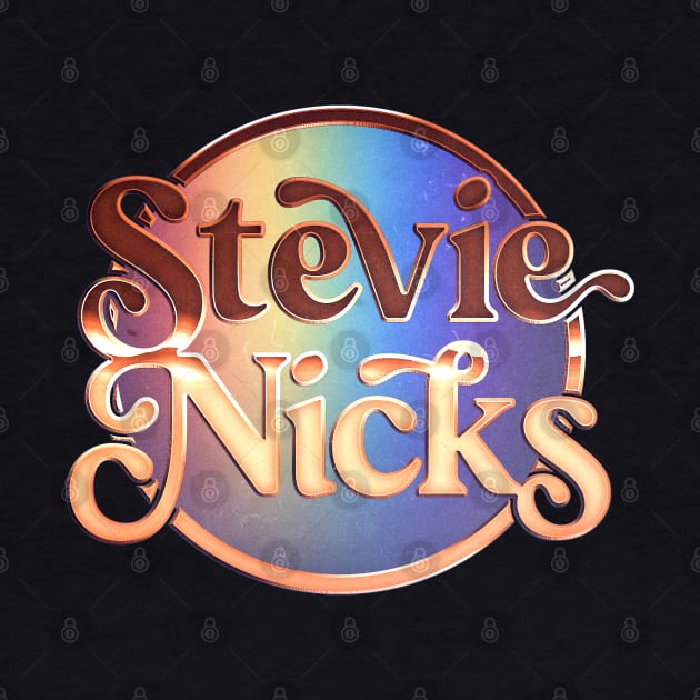 Stevie Nicks -- Retro 70s Style Original Typography Design by DankFutura